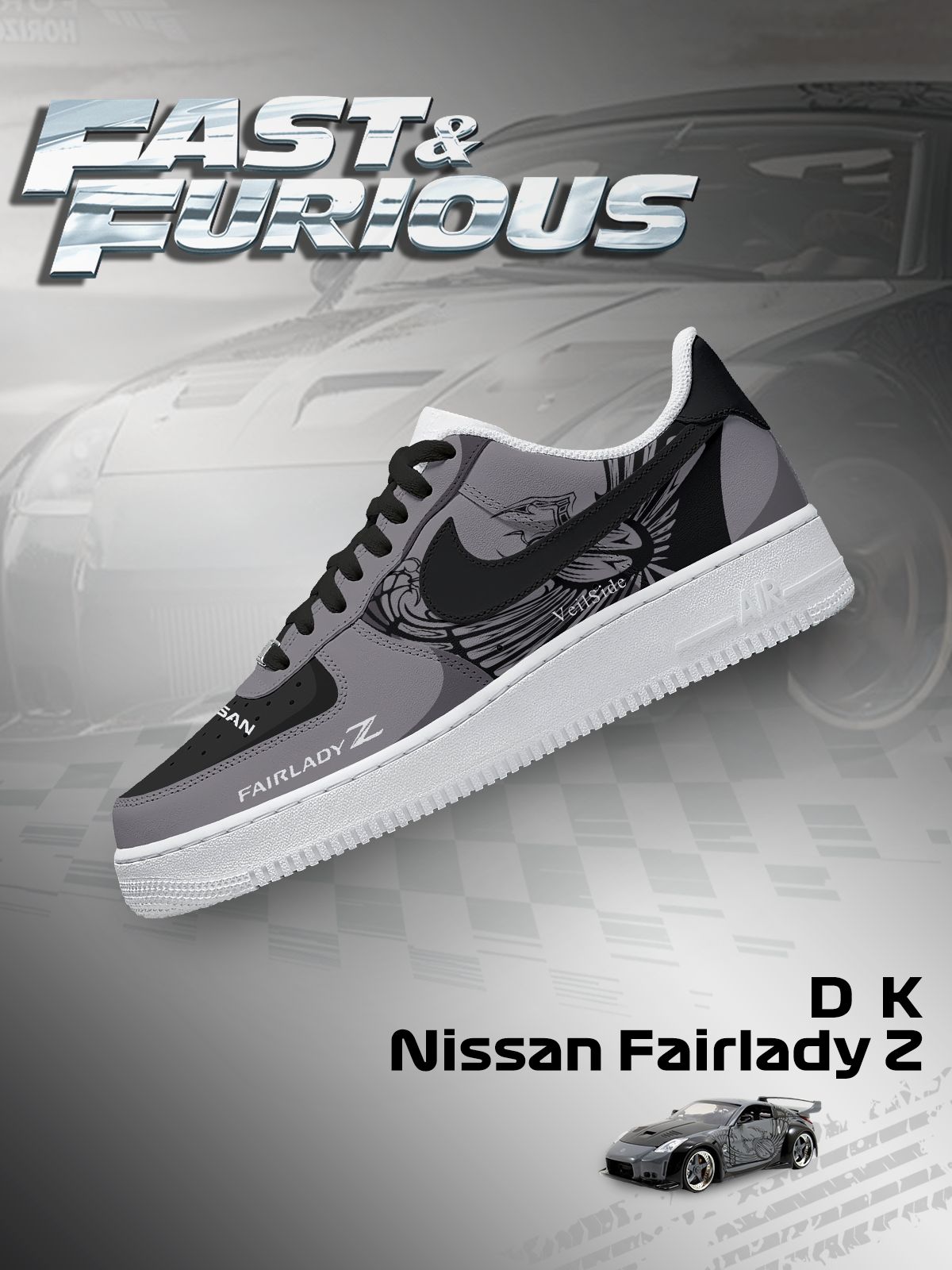 Personalized D. K. Fairlady Z Sneakers