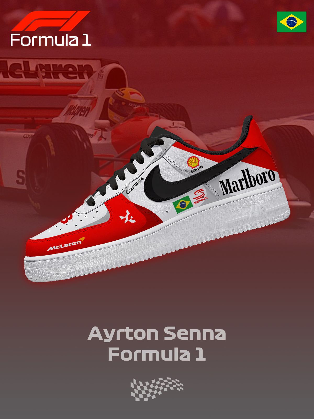 Customize Senna F.1 Sneakers