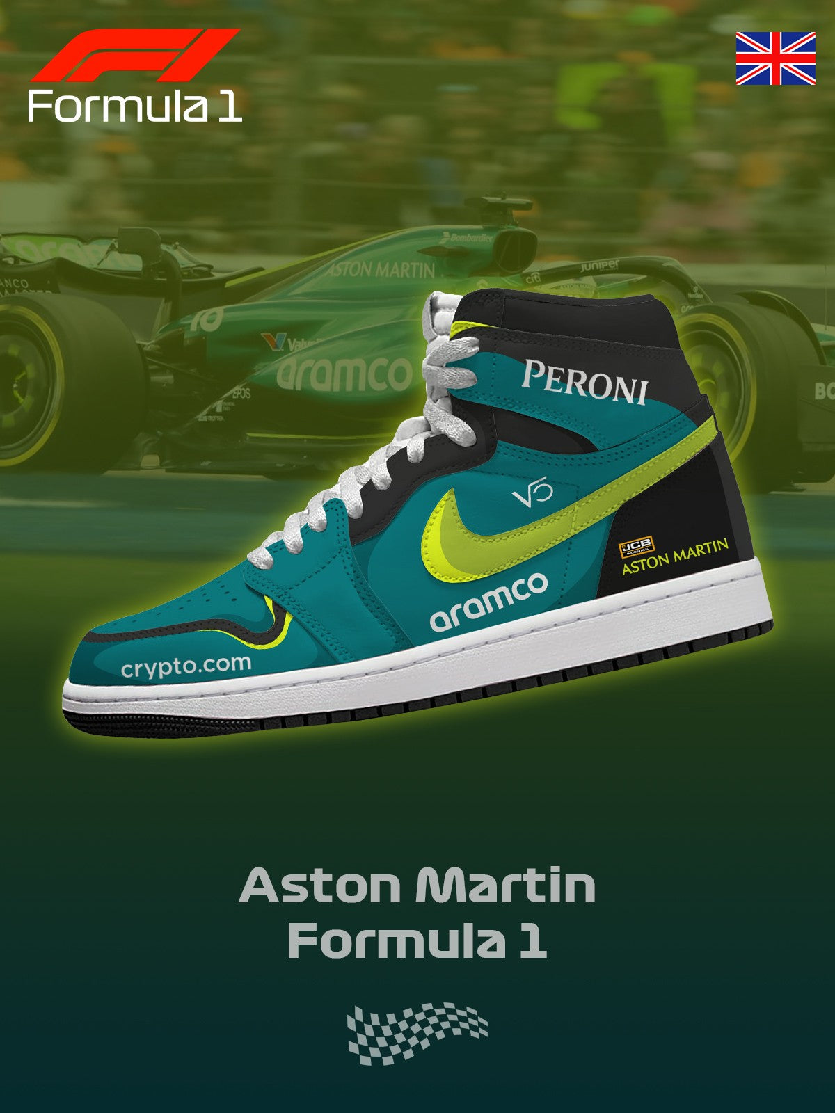 A Martin F.1 V.1 High-top Custom Sneakers