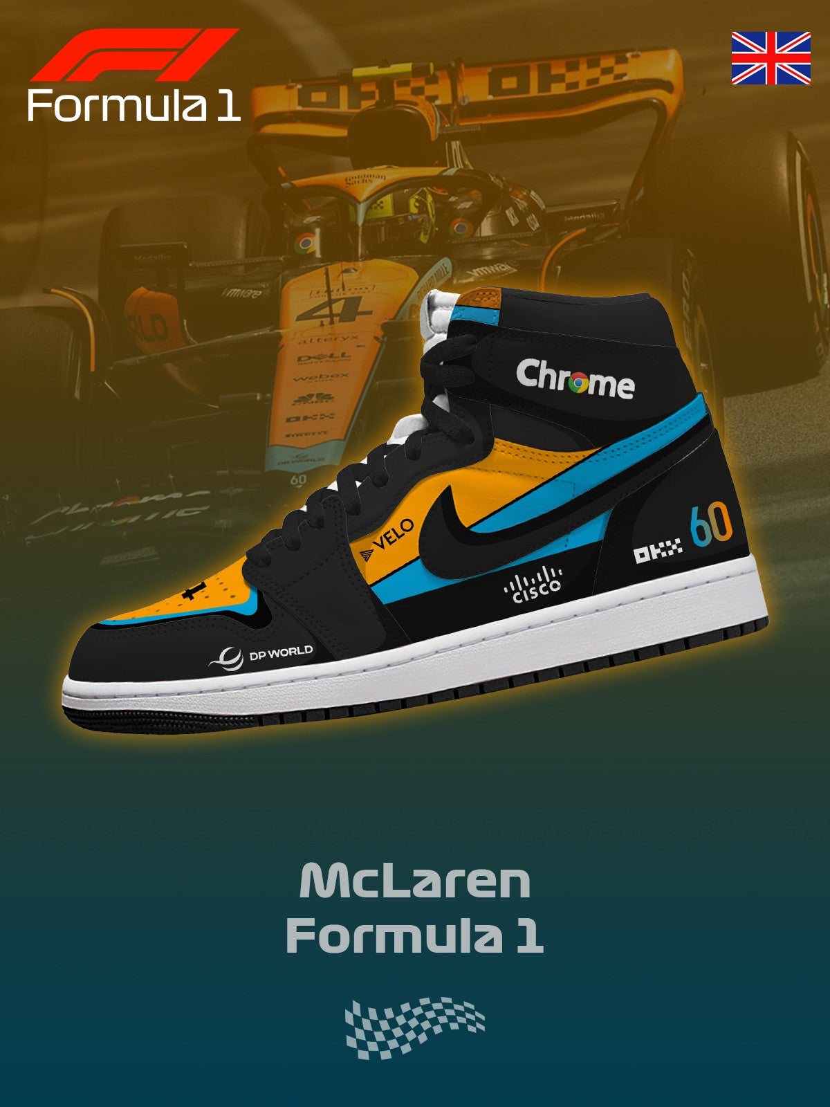 McL F.1 V.1 High-top Custom Sneakers