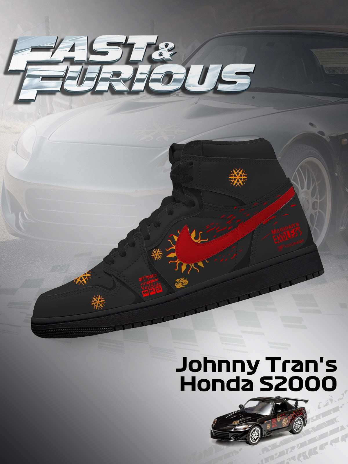 Johnny Tran's S2000 V.1 High-top Custom Sneakers