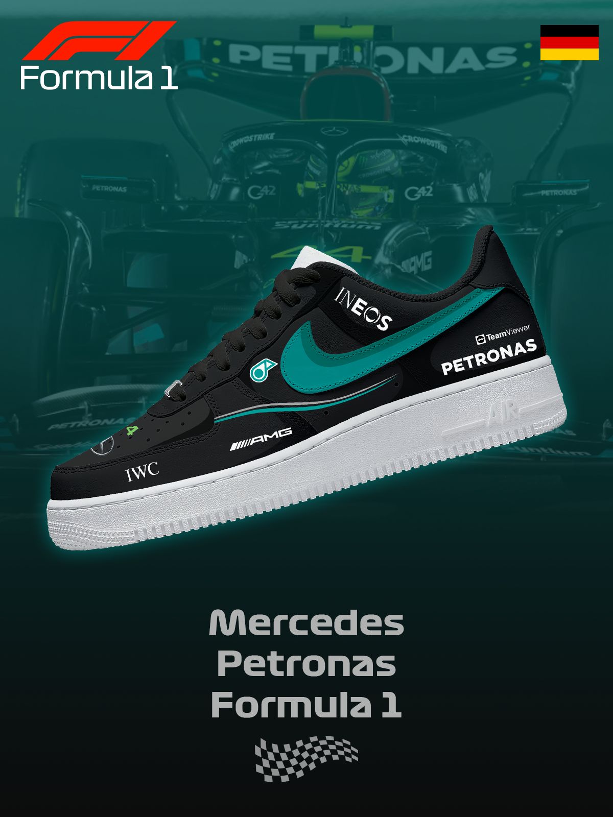Custom Williams F.1 Shoes