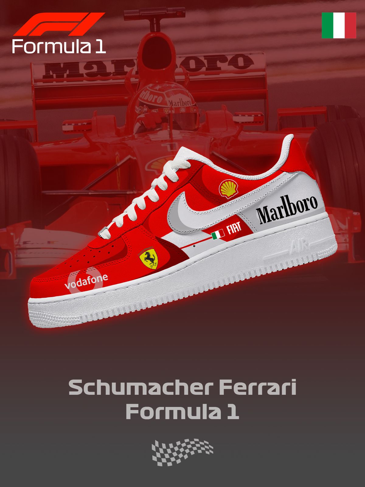 Custom Williams F.1 Shoes