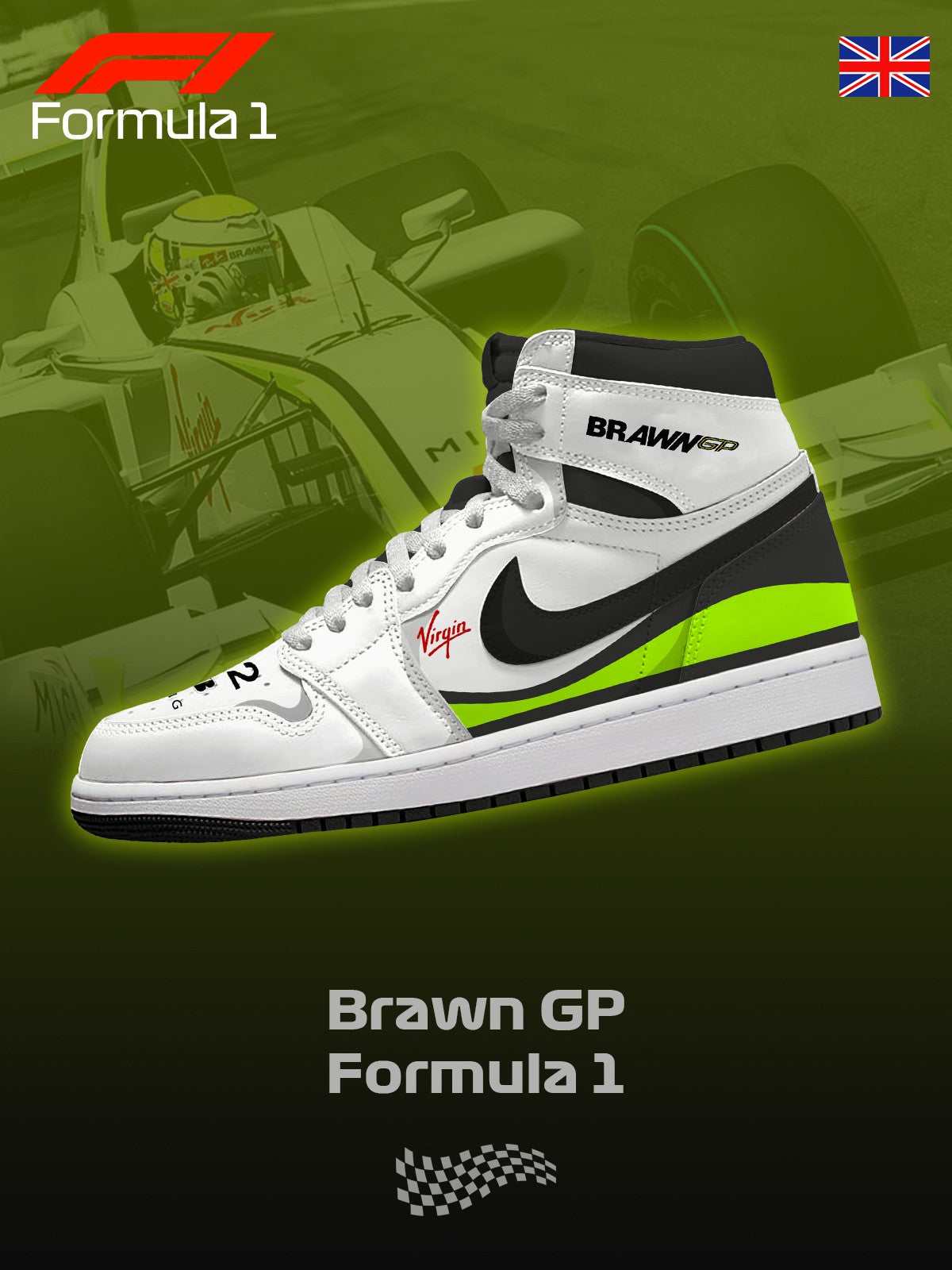 A Martin F.1 V.1 High-top Custom Sneakers