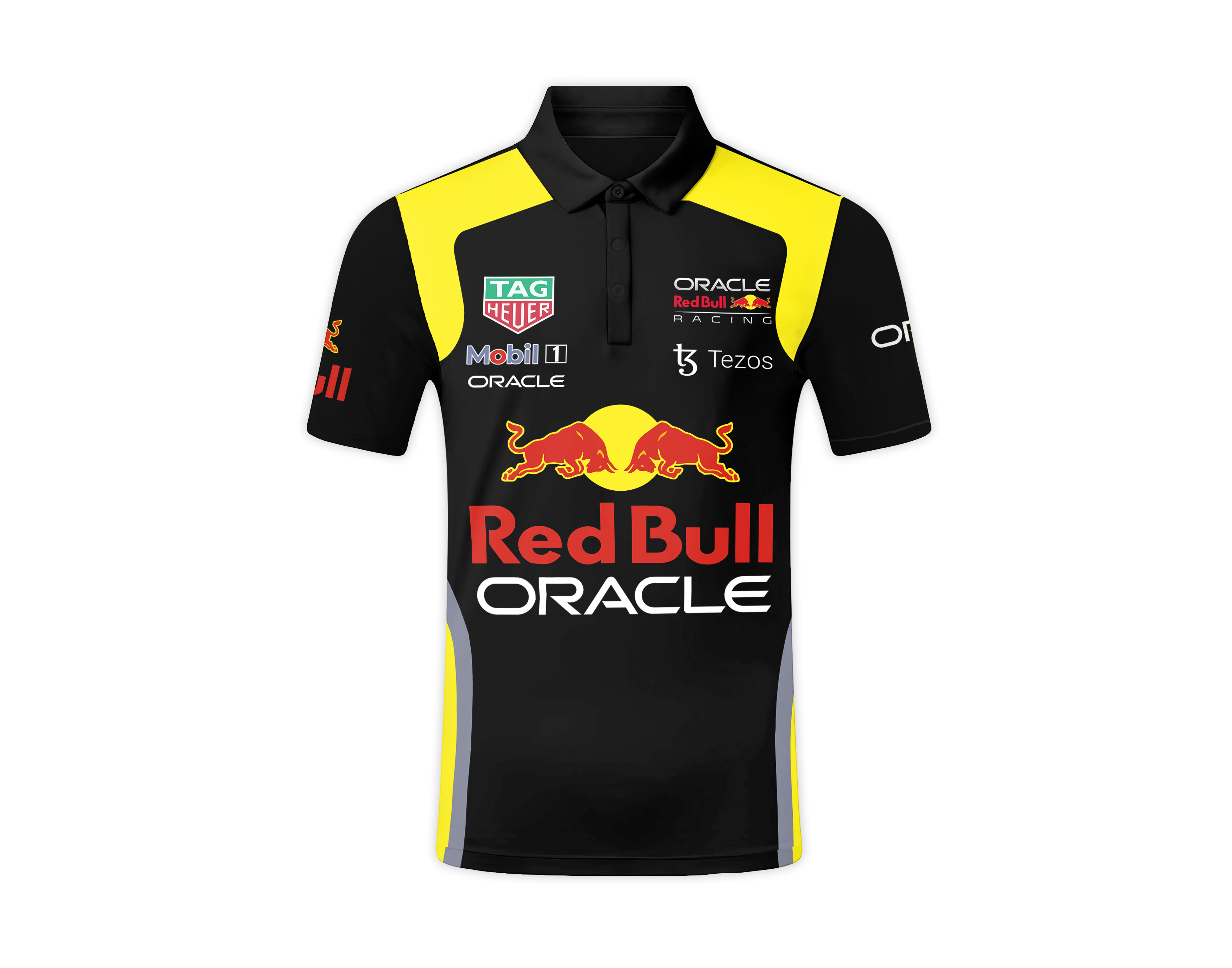 Custom Red Bull F1 Grand Prix Polo Tee for Motorsport Fans
