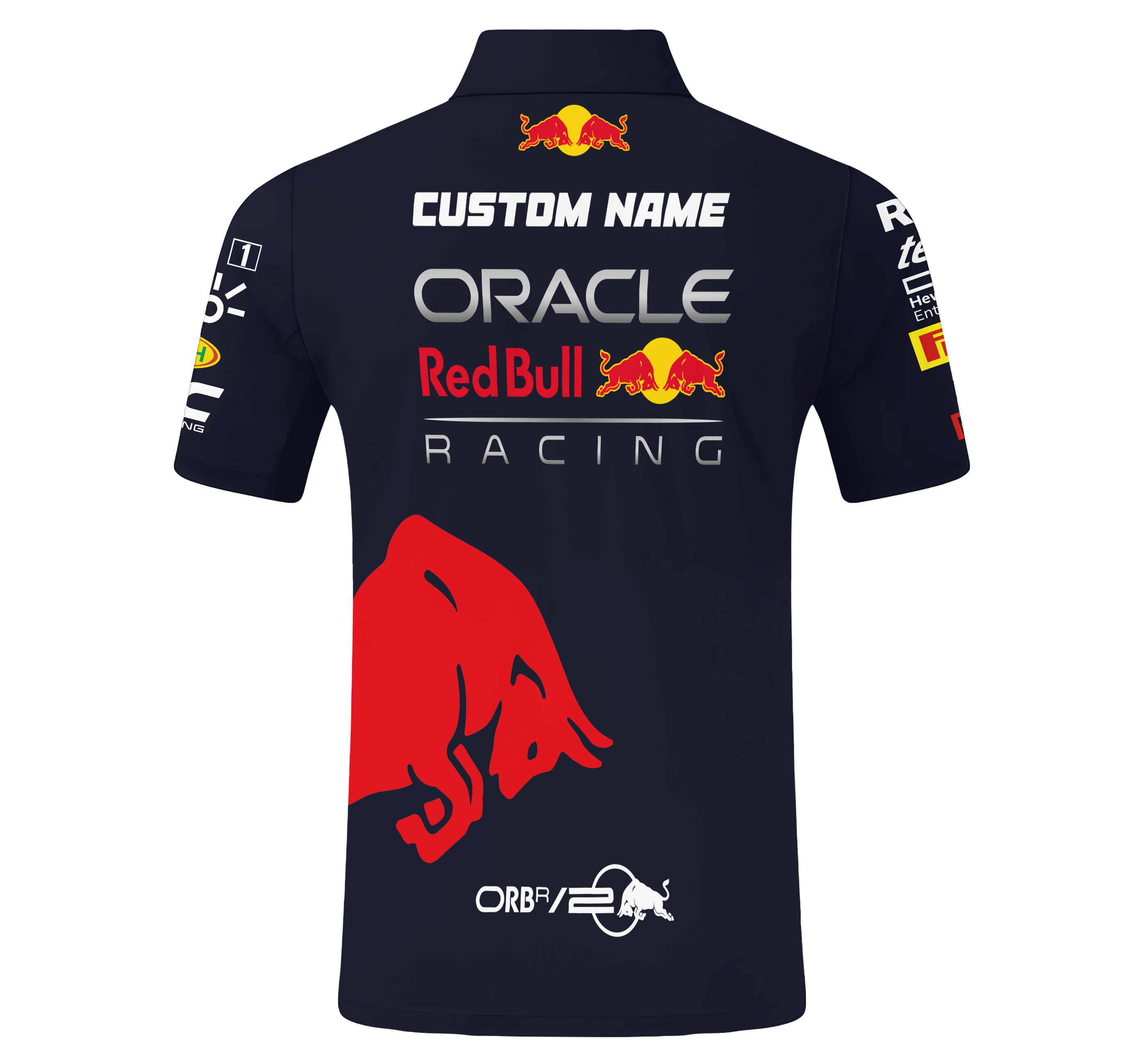 Red Bull F1 Polo Shirt Track Day Motorsport Fashion