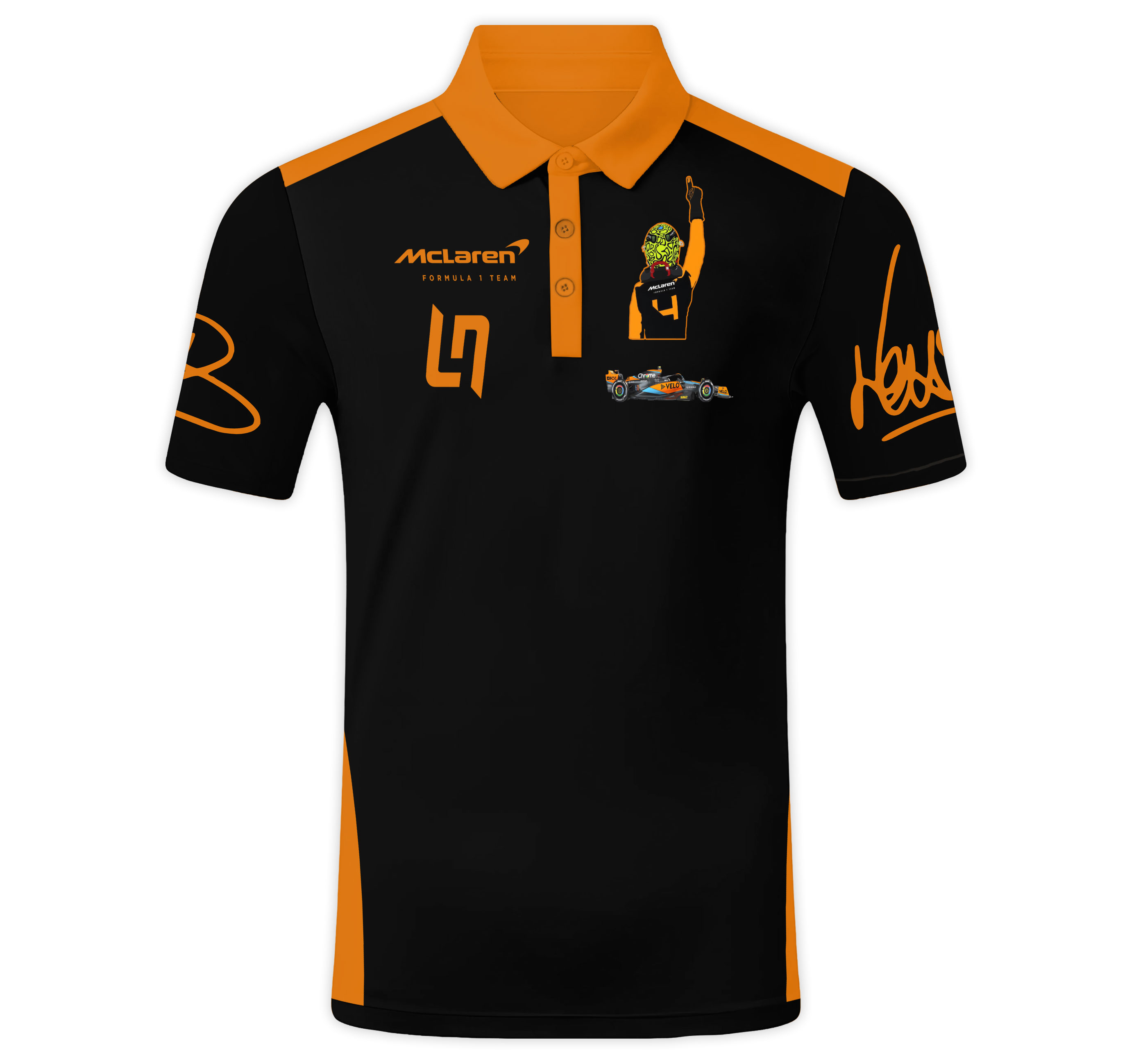 F1 Inspired McLaren Racing Team Polo Shirt