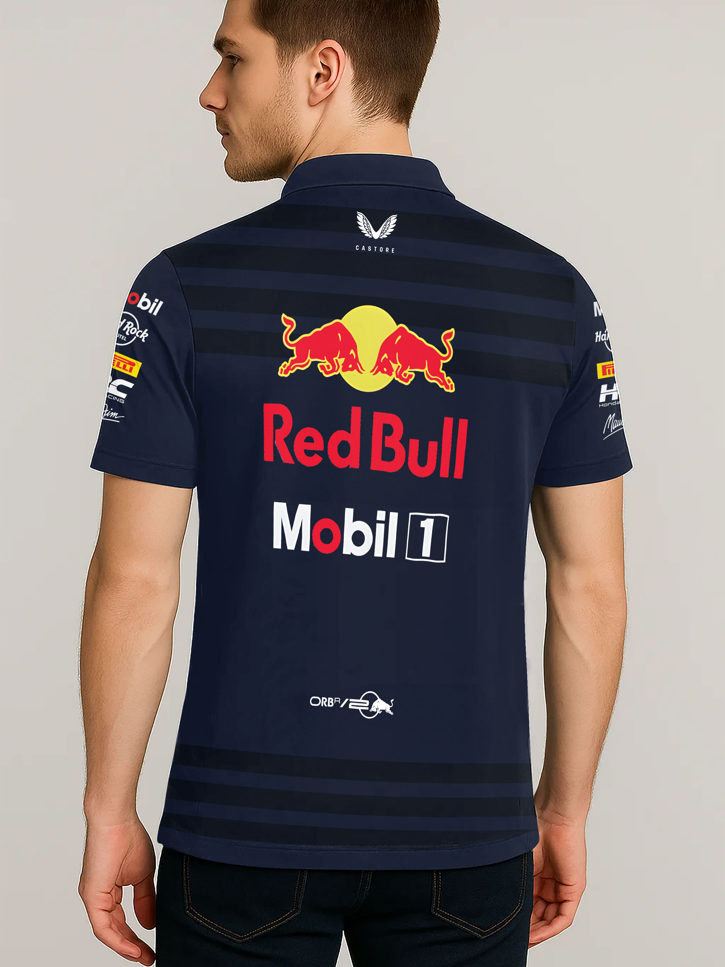 Red Bull F1 Polo Tee Inspired by Max Verstappen Gear
