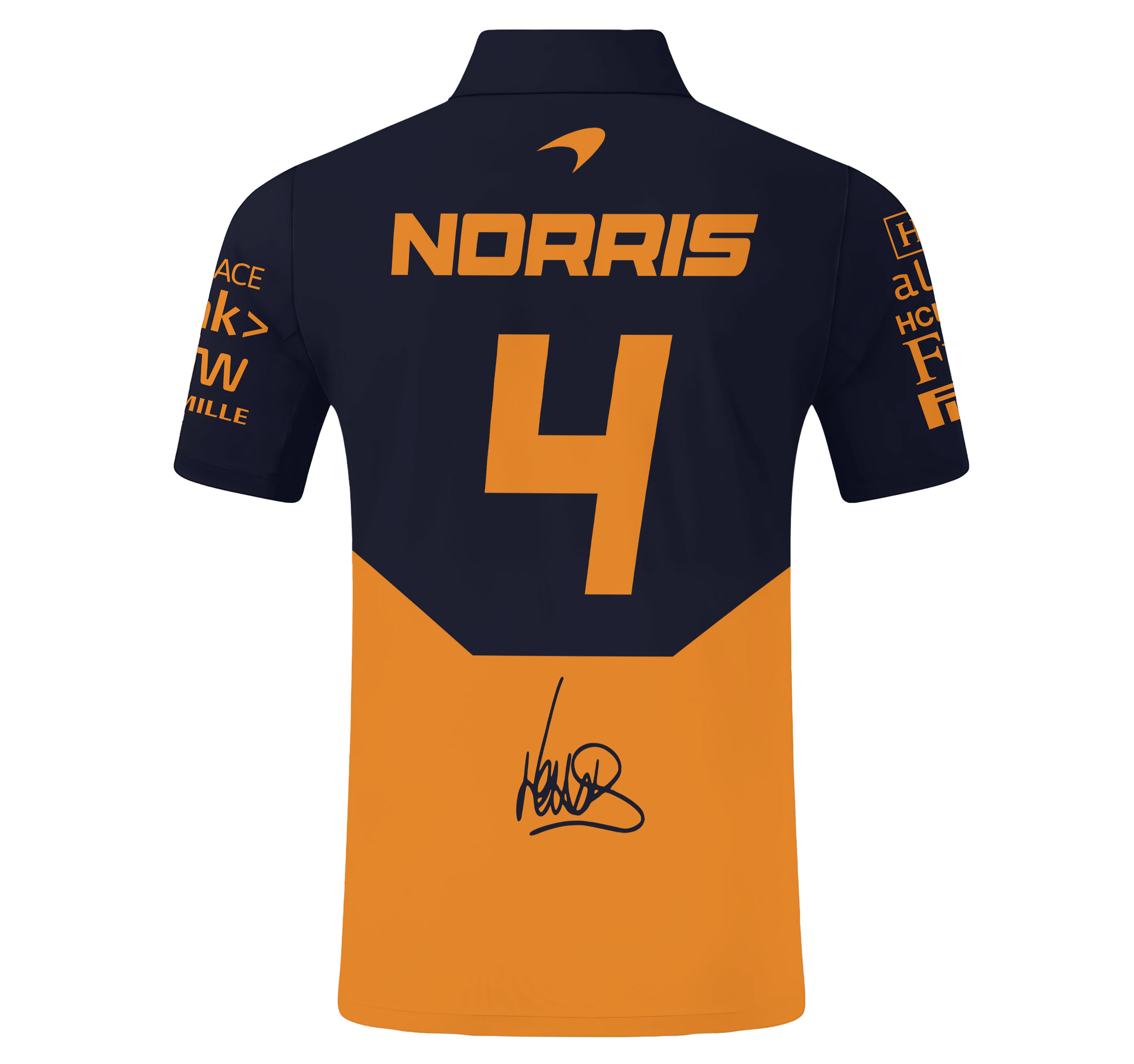 Classic Orange McLaren F1 Polo Shirt Unisex Style