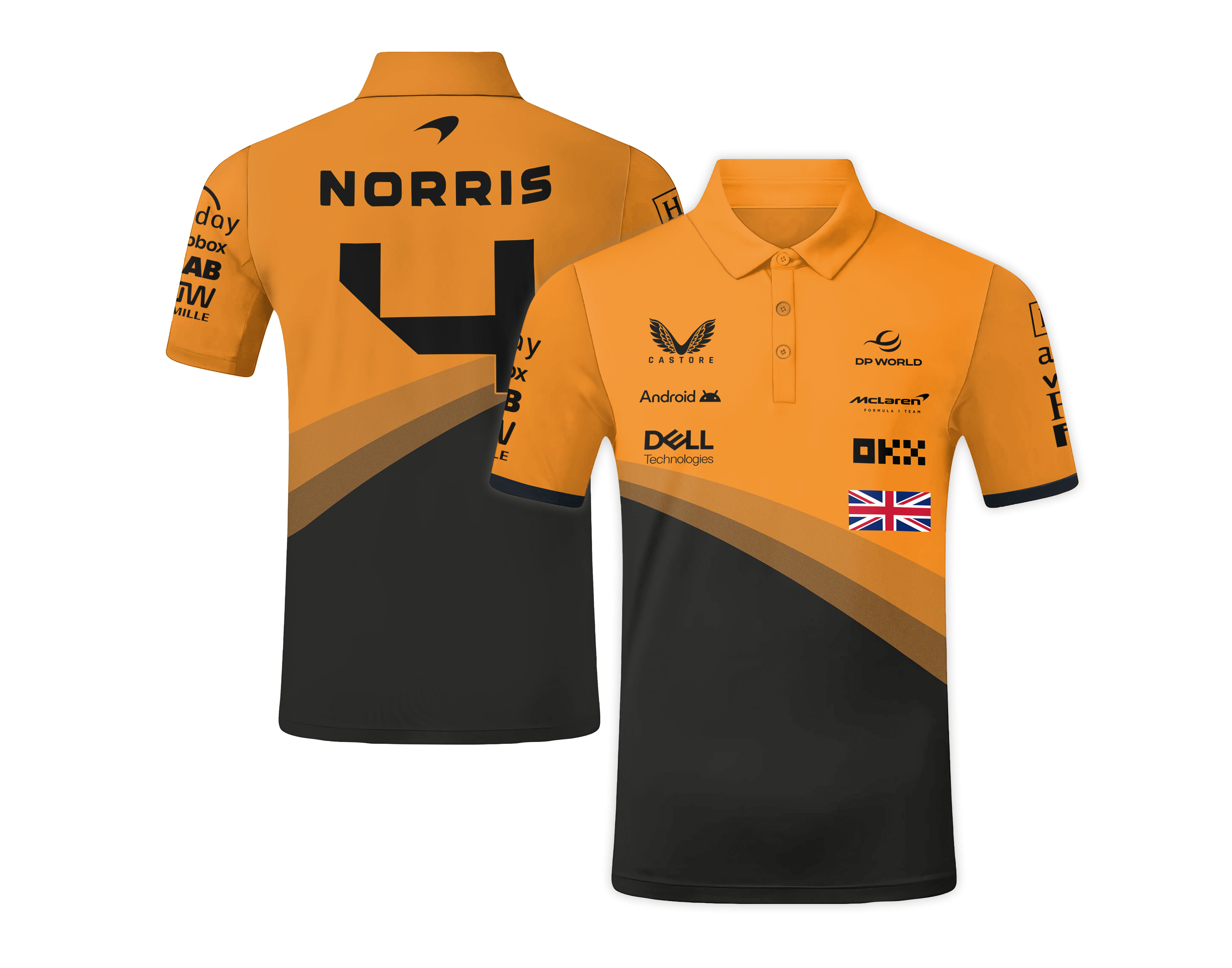 2025 McLaren Team Polo Shirt Formula One Merch