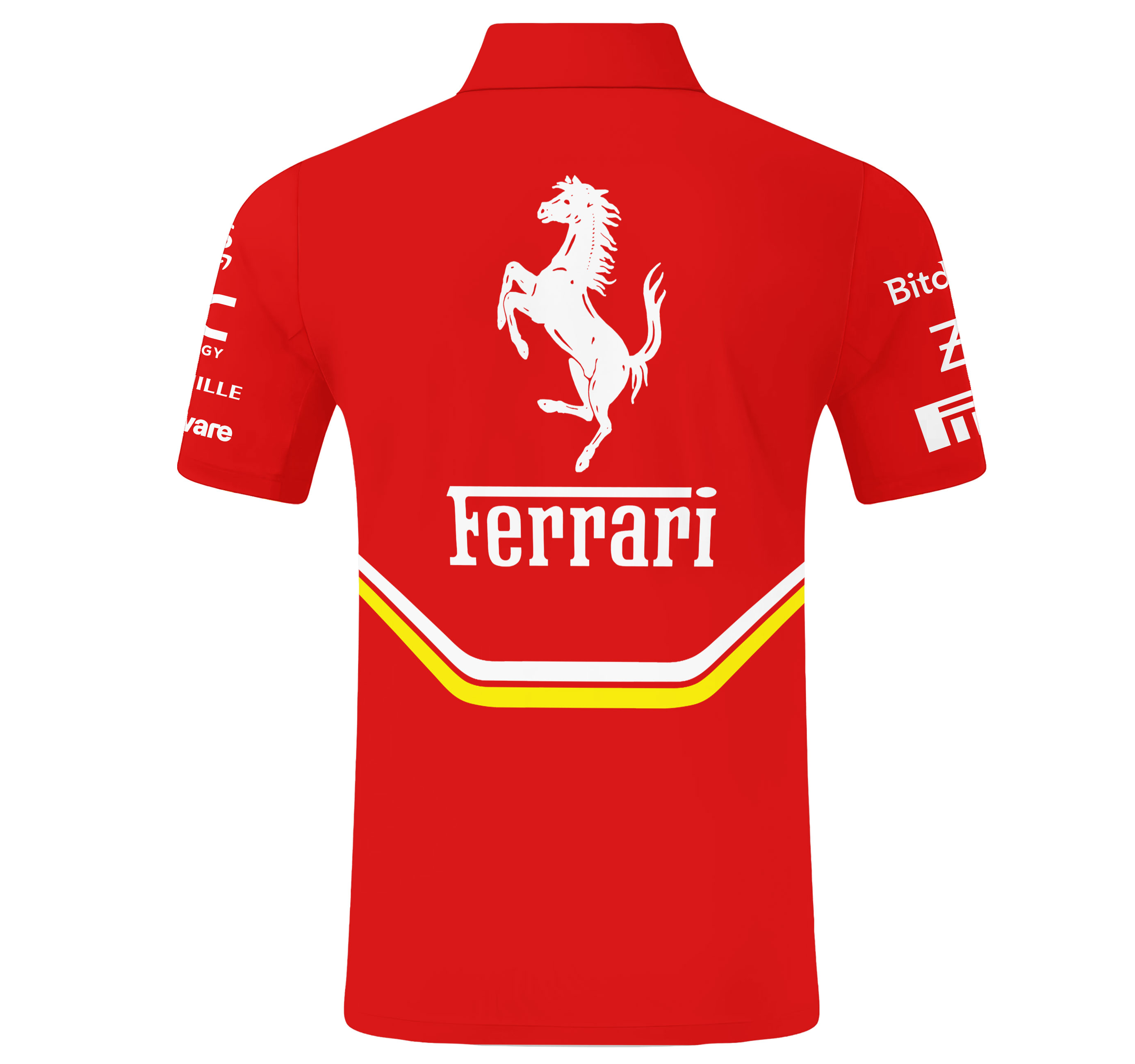 Speed Polo Shirt Ferrari 2025 Inspired Uniform Look