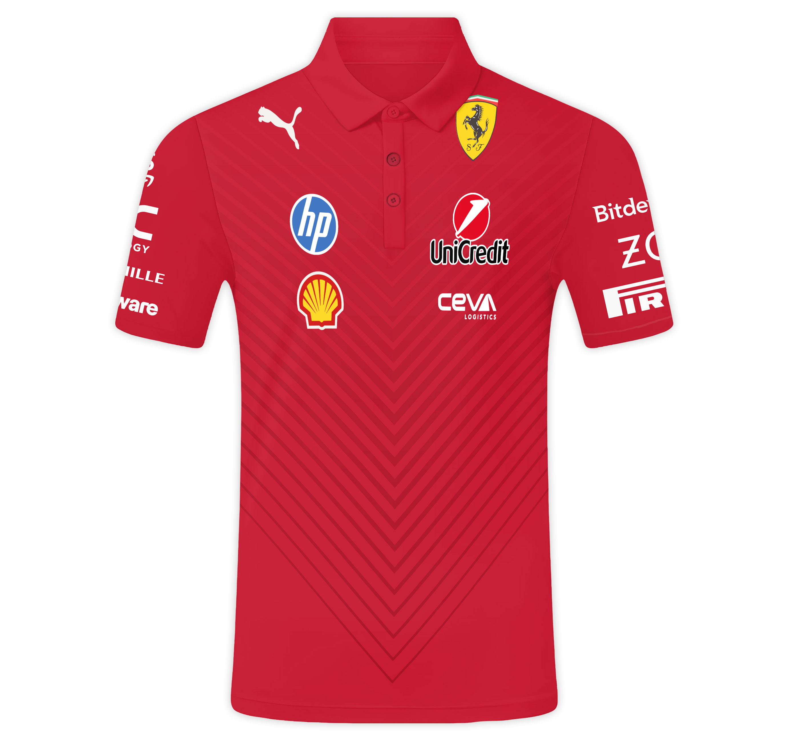Custom Red Polo Ferrari Edition with Racing Vibes