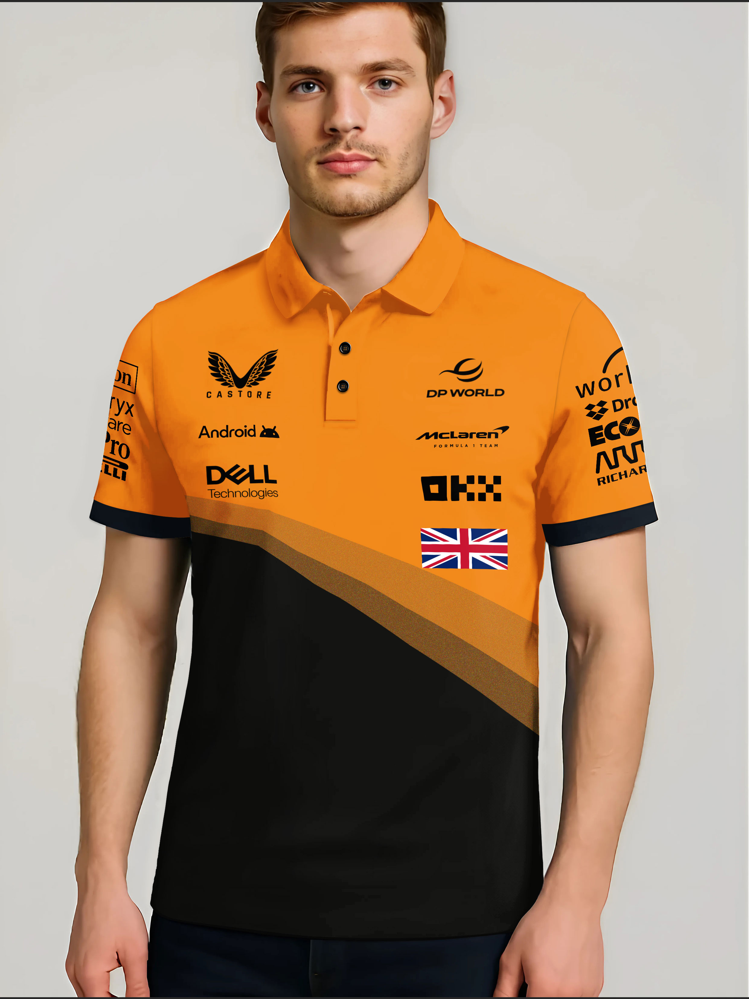 2025 McLaren Team Polo Shirt Formula One Merch
