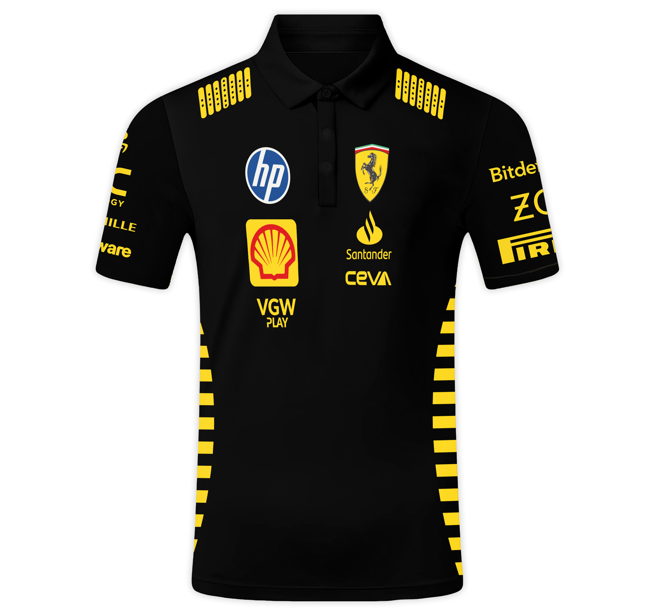 F1 Polo Shirt for Ferrari Lovers & Speed Seekers