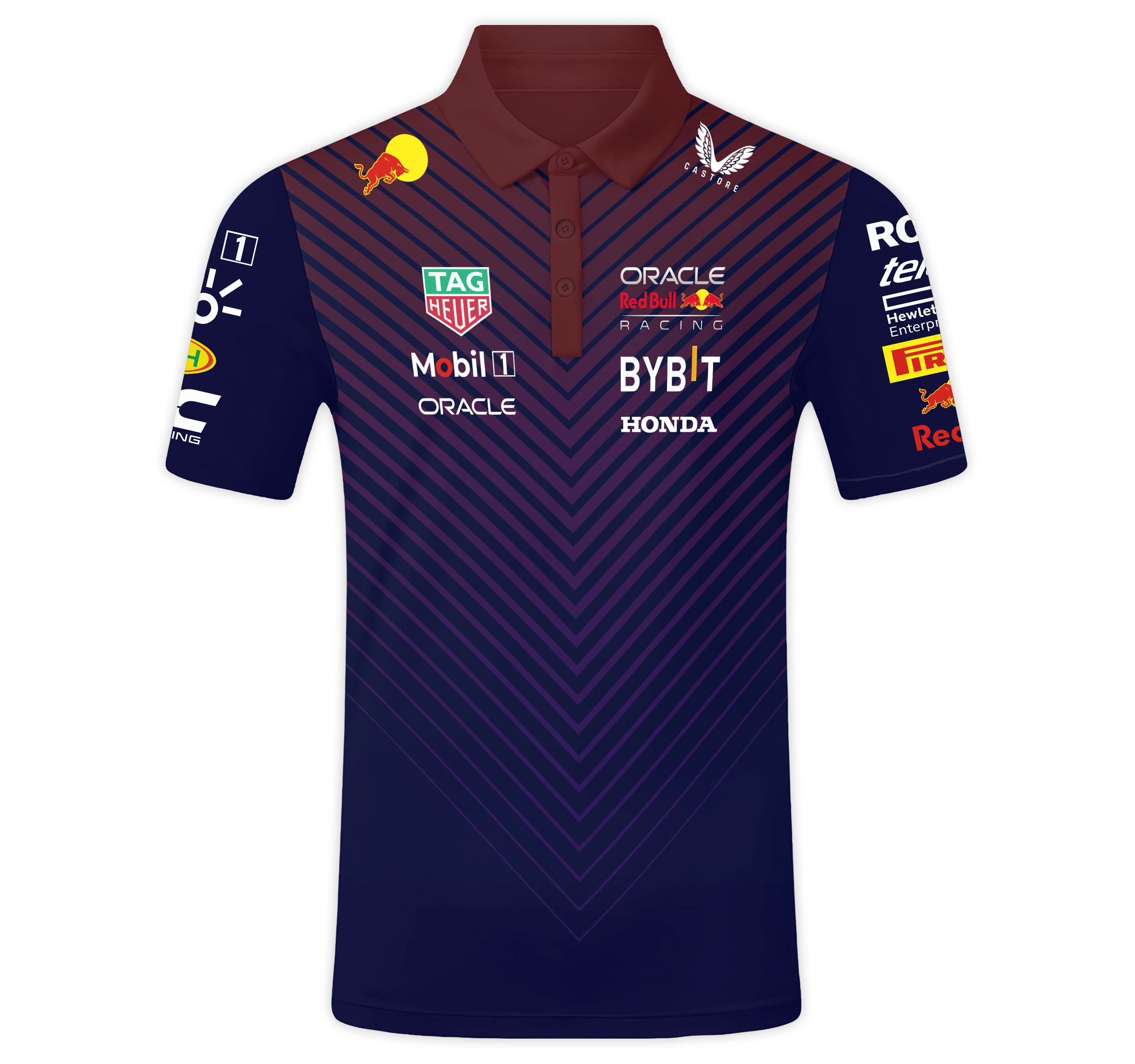 F1 Red Bull Polo Shirt Custom Made for Formula Fans