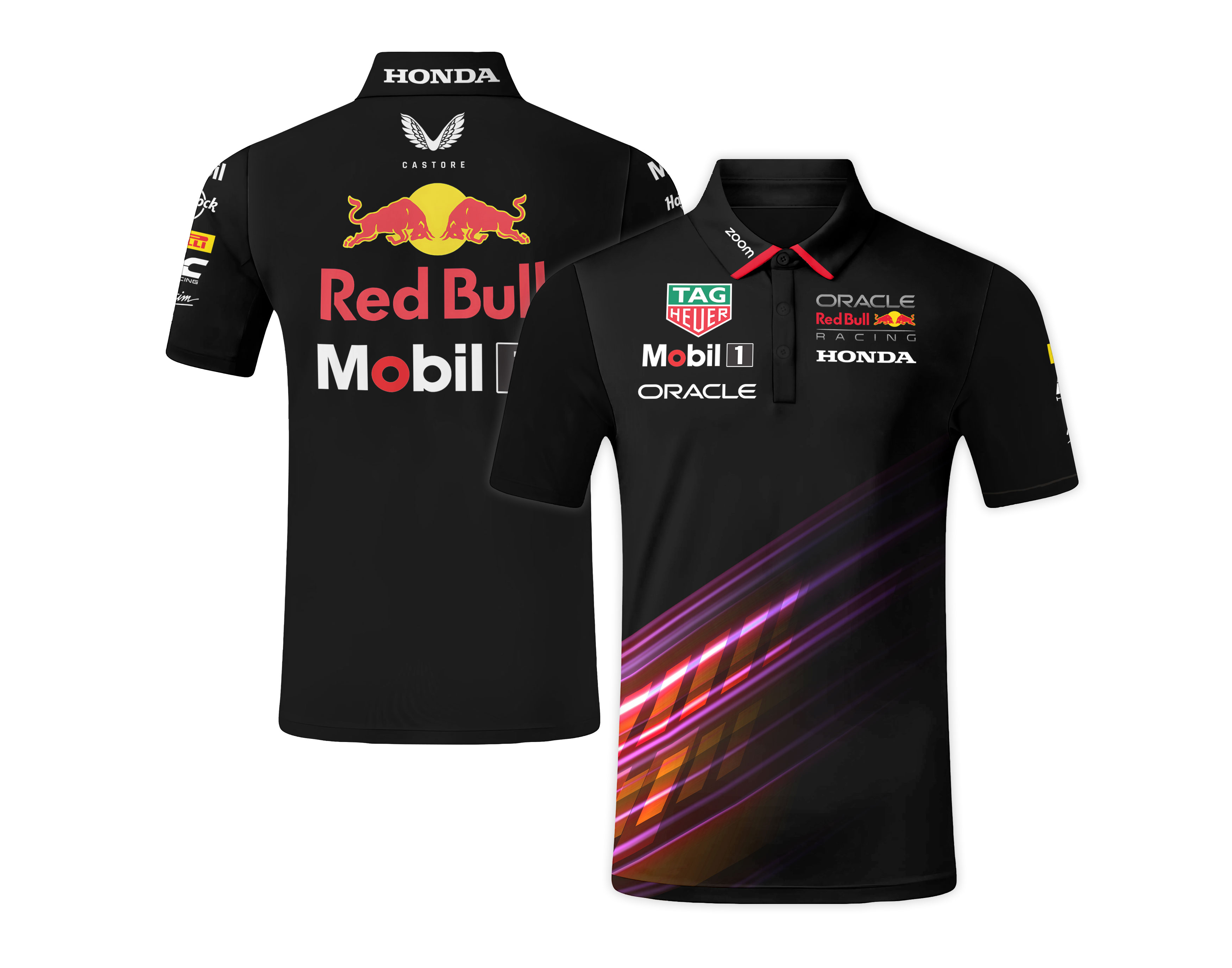 Oracle Red Bull F1 Team Polo Shirt for Racing Fans