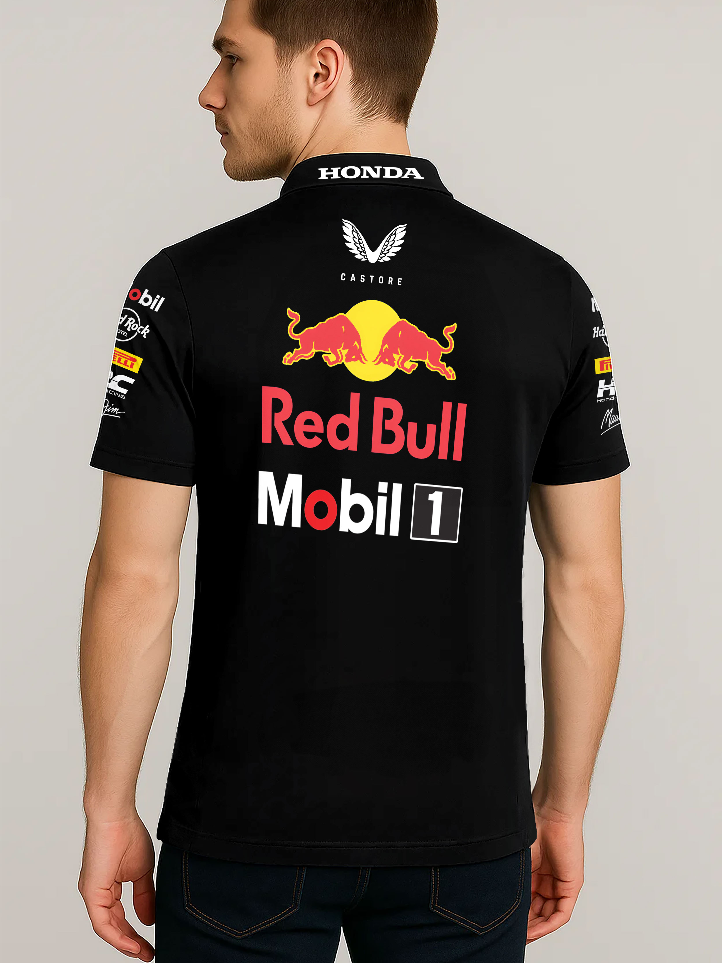 Oracle Red Bull F1 Team Polo Shirt for Racing Fans