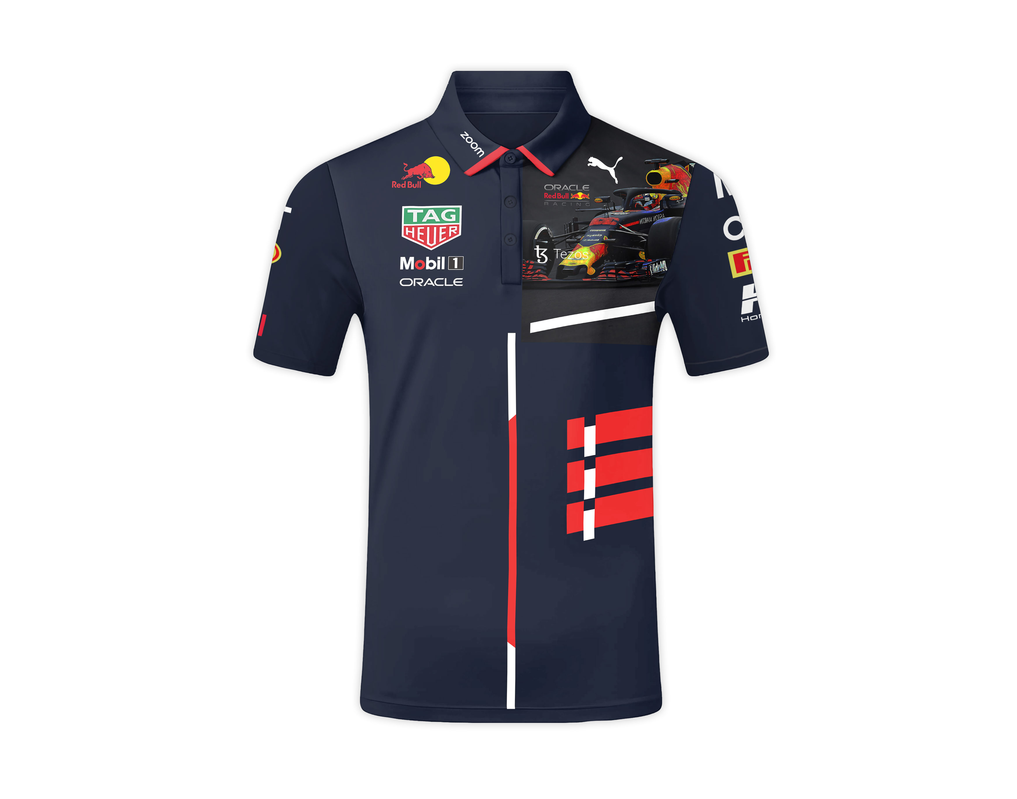 Red Bull Racing F1 Polo Shirt 2025 Grand Prix Fan Tee