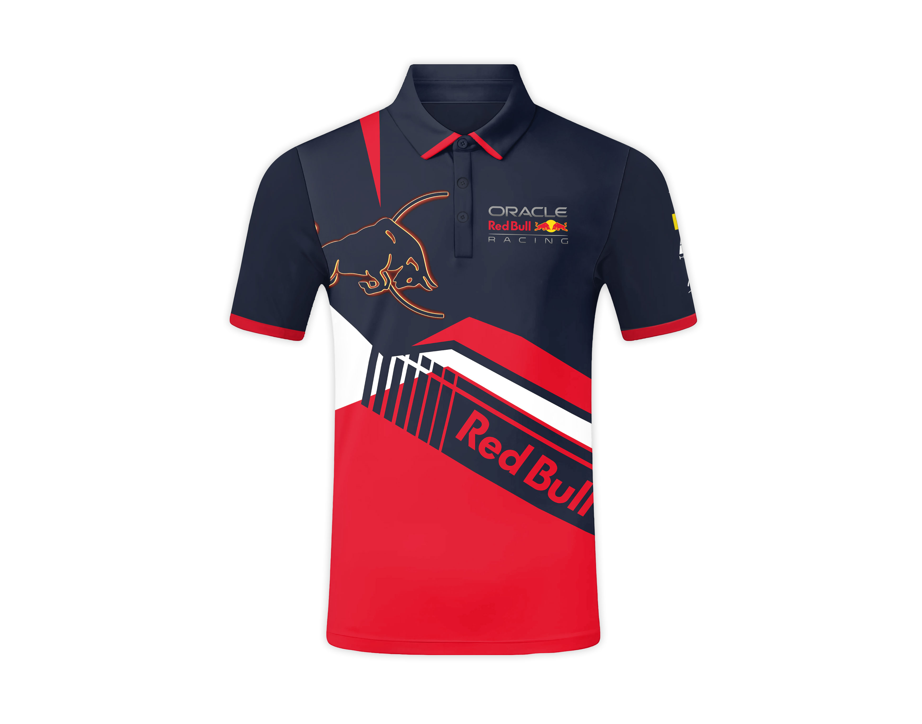 Formula 1 Red Bull Racing Polo Shirt Streetwear Style
