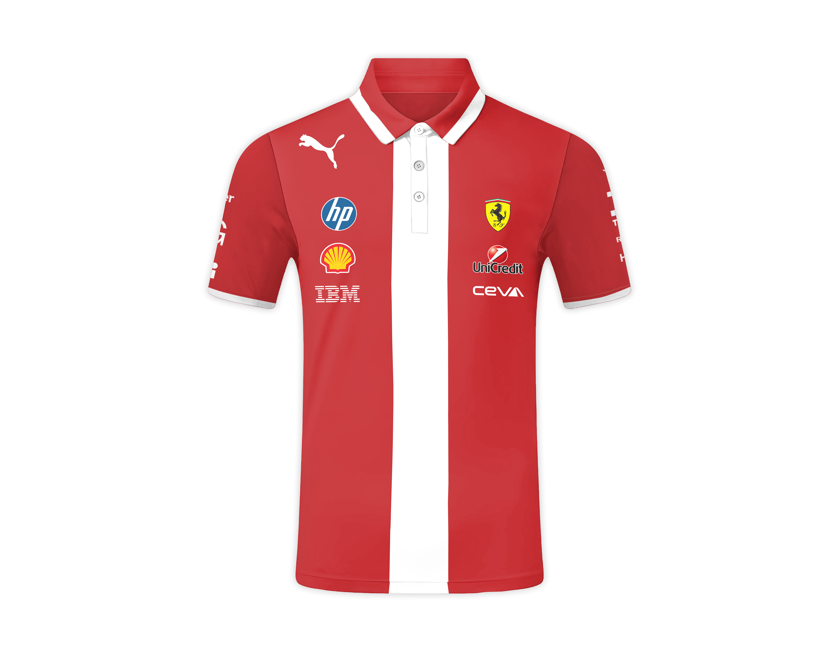 Ferrari F1 Polo Shirt 2025 Scuderia Racing Edition