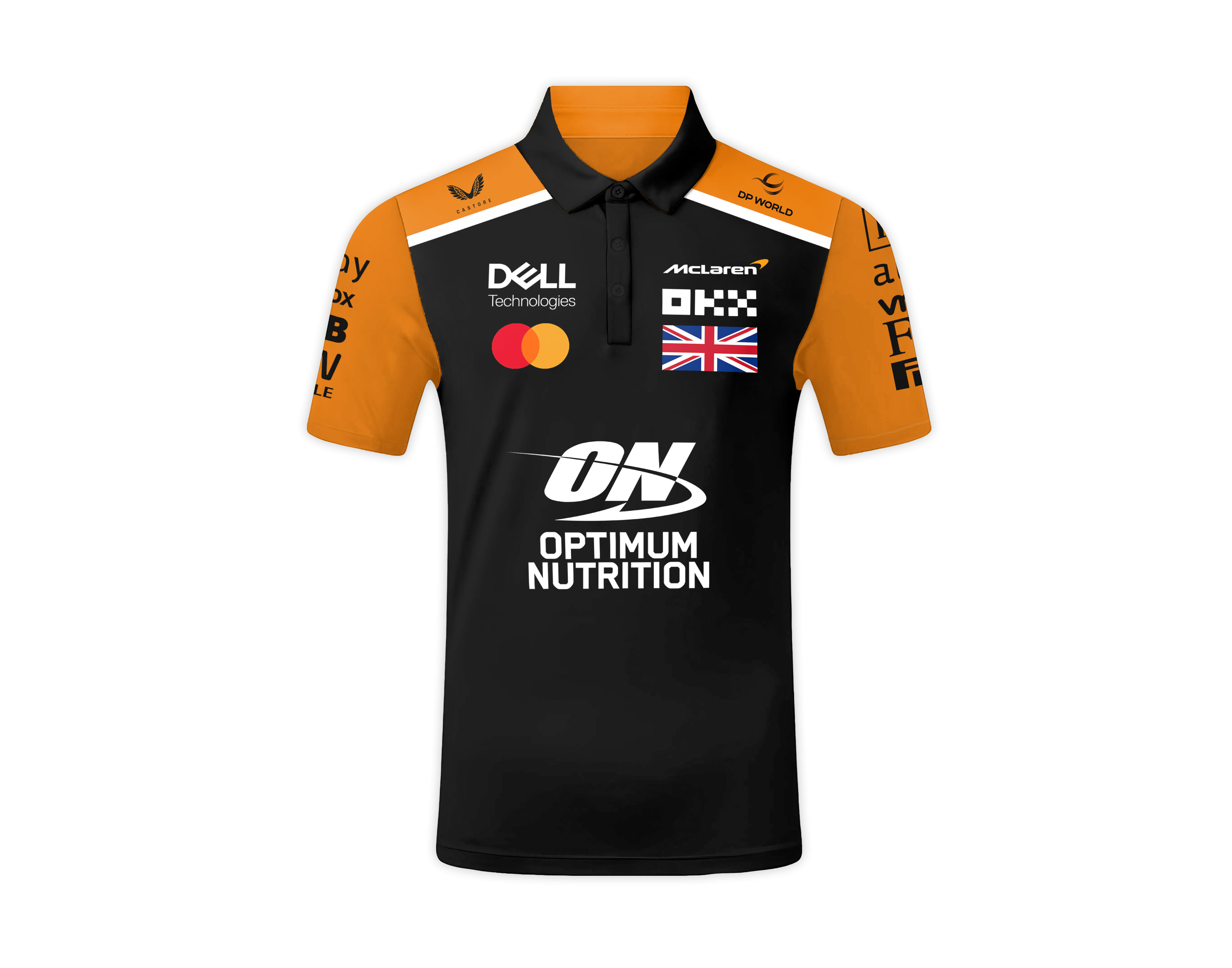 F1 McLaren Polo Shirt Streetwear Team Edition